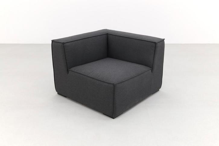 VDG Liberty hoekelement - Sooty, Tuin en Terras, Tuinsets en Loungesets, Loungeset, Nieuw, Overige materialen, Verzenden