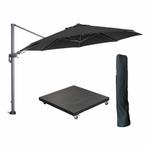 Garden Impressions Hawaii zweefparasol Ø350 cm carbon black, Verzenden, Nieuw