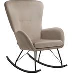 Schommelstoel Swing met stalen glijders en dikke bekleding -, Verzenden, Nieuw