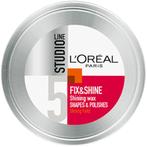 3x L'Oréal Studio Line Fix & Shine Shining Wax 75 ml, Nieuw, Verzenden