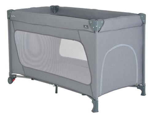 Cangaroo One Touch Dark Grey Campingbed 111623, Kinderen en Baby's, Babywiegjes en Ledikanten, Nieuw, Verzenden