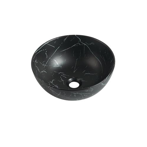 Waskom Verla 35x35x15cm Nero marmerlook zwart, Doe-het-zelf en Verbouw, Sanitair, Verzenden