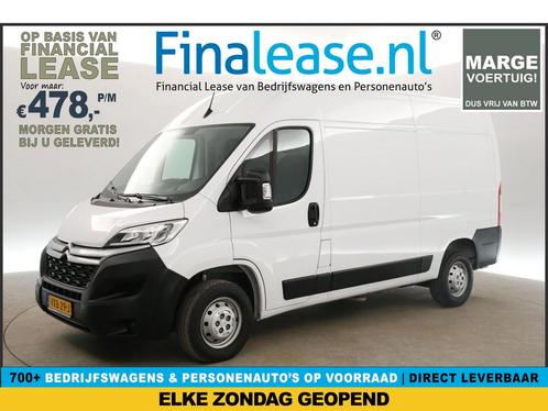 Citroën Jumper 2.2 BlueHDi L2H2 140PK Airco Cruise €478pm, Auto's, Bestelauto's, Lease, Handgeschakeld, Diesel, Citroën, Wit, Verzenden