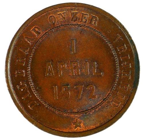 Nederland. Willem III. Historical Medal 1872 - Third, Postzegels en Munten, Munten en Bankbiljetten | Toebehoren