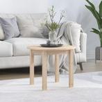 vidaXL Salontafel Ø 55x45 cm massief grenenhout, 50 tot 100 cm, Verzenden, Nieuw, 50 tot 100 cm