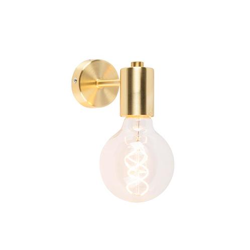 Art deco wandlamp goud kantelbaar - Facil, Huis en Inrichting, Lampen | Wandlampen, Nieuw, Overige materialen