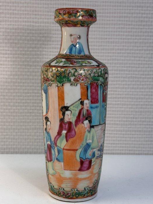 Vaas - Porselein - China - Qing Dynastie (1644-1911) (Zonder, Antiek en Kunst, Antiek | Overige Antiek