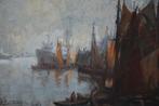 Jules Lentrein (1875-1943) - Havengezicht