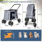Trendmix Opvouwbare XL Hondenbuggy Met Ademend Gaas En, Ophalen of Verzenden, Nieuw
