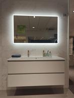 Badmeubel design glans wit 120cm greeploos - 0049, Huis en Inrichting, Ophalen, Nieuw, 100 tot 150 cm, Wastafelkast