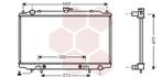 RADIATOR VOOR NISSAN MAXIMA 1995-2000 2141035U00, Ophalen of Verzenden, Nieuw