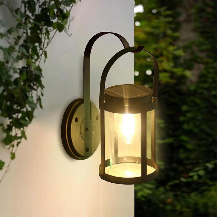 Solar wandlamp Venice - Led filament - Op zonne-energie, Tuin en Terras, Buitenverlichting, Zonne-energie, Minder dan 50 watt