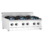 GGM Gastro | Gasfornuis - 19,5 kW - 6 branders | GHK9636 |, Verzenden