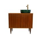 Badkamermeubel | Vintage | Teak |  3765, Huis en Inrichting, Badkamer | Badkamermeubels, Minder dan 50 cm, 75 cm of meer, Ophalen of Verzenden