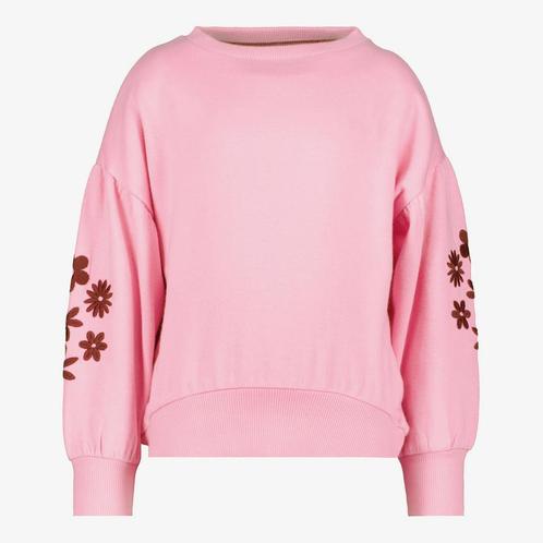 TwoDay meisjes sweater geborduurde mouwen roze maat 122/128, Kleding | Dames, Truien en Vesten, Nieuw, Verzenden