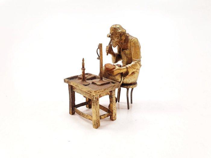 Franz Xavier Bergmann (1861 - 1936) - Geschützt - sculptuur,, Antiek en Kunst, Antiek | Keramiek en Aardewerk
