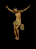 sculptuur, Christus / 18e eeuw - 85 cm - Wortelnotenhout -, Antiek en Kunst