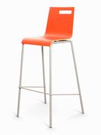 Thereca Tommy 1s barkruk, houten kuip, metalen frame, roo..., Huis en Inrichting, Stoelen, Ophalen of Verzenden, Nieuw