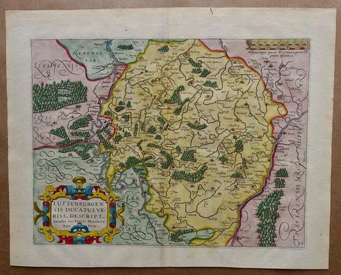 Europa - Luxemburg; L. Guicciardini - Lutzenburgensis, Boeken, Atlassen en Landkaarten