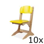 Kleuterstoel | Verstelbaar | Geel | Voor Kinderen 0.90-1.45m, Verzenden, Nieuw in verpakking