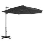 vidaXL Parasol met draagbare voet antracietkleurig, Tuin en Terras, Verzenden, Nieuw, 3 tot 4 meter