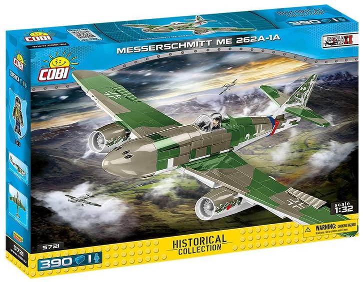 COBI  WW2 5721 - Messerschmitt ME-262A 1A (Leger bouwsets), Kinderen en Baby's, Speelgoed | Bouwstenen, Nieuw, Verzenden