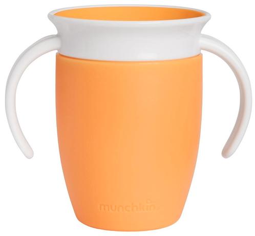 Munchkin 207ml 6m+ Miracle 360 Trainer Cup Oranje Anti-Lek, Kinderen en Baby's, Babyvoeding en Toebehoren, Nieuw, Verzenden