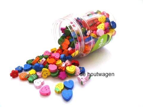 grote houten kralen - houten rijgkralen groot - kralen, Kinderen en Baby's, Speelgoed | Houten speelgoed, Overige typen, Nieuw