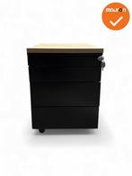 Ladeblok Basic - 57x42x60cm - Zwart- 4 laden - Inclusief 2 s, Werkplek, Ophalen of Verzenden, Gebruikt, Kast