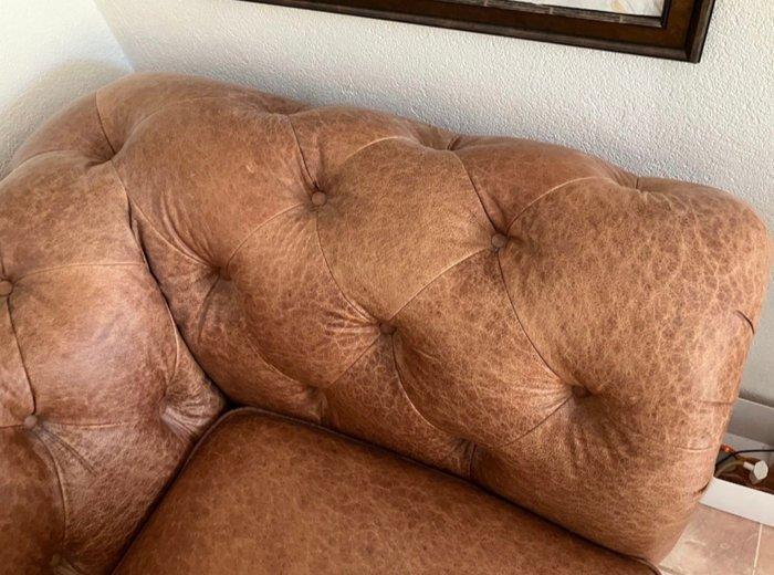 Sofa - Leder - Chesterfield, Huis en Inrichting, Overige Huis en Inrichting