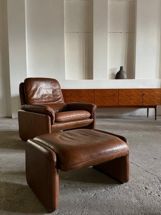 de Sede - Fauteuil - DS-50 - Leder - Sessel & Ottoman, Antiek en Kunst, Antiek | Meubels | Stoelen en Banken