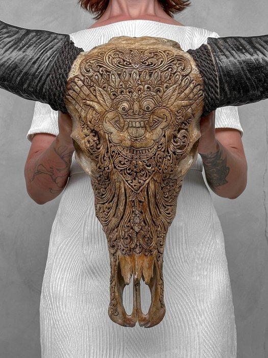 Geen minimumprijs - C - Prachtige grote bruine gebeeldhouwde, Antiek en Kunst, Kunst | Designobjecten