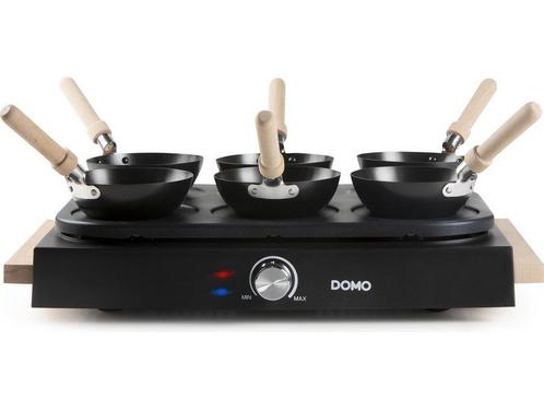 DOMO DO8719W Wok party set - 6 personen - Ook voor, Huis en Inrichting, Woonaccessoires | Overige, Zo goed als nieuw, Verzenden