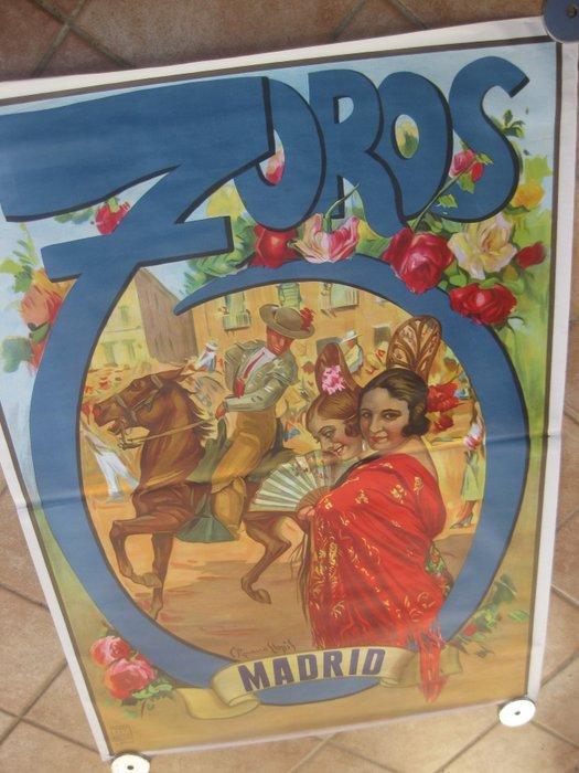 Ruano Llopis - Ortega Valencia - Toros en Madrid - Jaren, Antiek en Kunst, Kunst | Tekeningen en Foto's