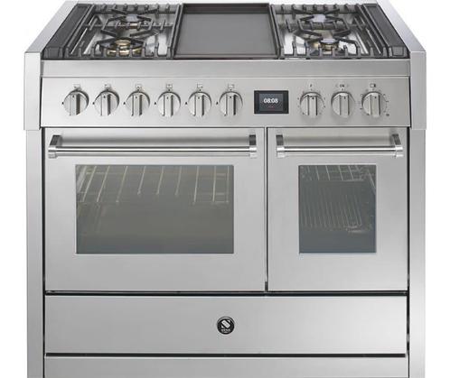 Steel GQ10SF-4T gas fornuis met 4 branders + bakplaat, in, Witgoed en Apparatuur, Fornuizen, Ophalen of Verzenden