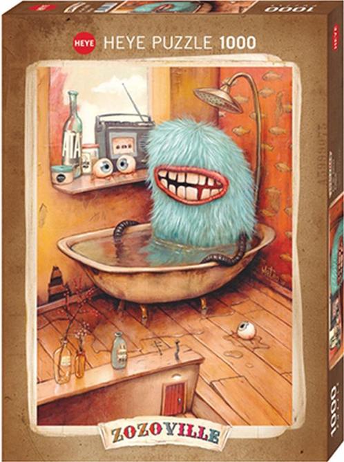 Zozoville - Bathtub Puzzel (1000 stukjes) | Heye - Puzzels, Hobby en Vrije tijd, Denksport en Puzzels, Nieuw, Verzenden