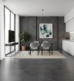 Vloertegel/Wandtegel Valance Beton Project Black Zwart 60x60, 60 cm of meer, Nieuw, Ophalen of Verzenden, 10 m² of meer