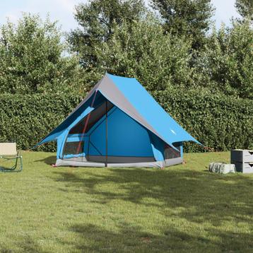 vidaXL Camping Tent A-Frame 3-Persoon Blauwe Waterdicht beschikbaar voor biedingen