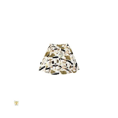 Rok - cafe print - maten: 122/128, 134/140, 98/104 - HEBE, Kinderen en Baby's, Kinderkleding | Overige, Nieuw, Verzenden