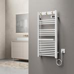 pro.tec Handdoekradiator Uvdal elektrisch 105x50x4,3 cm wit, Doe-het-zelf en Verbouw, Verwarming en Radiatoren, Verzenden, Nieuw
