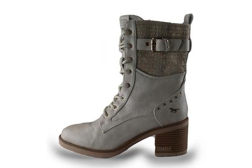 Mustang Veterboots in maat 38 Wit | 10% extra korting, Kleding | Dames, Schoenen, Wit, Zo goed als nieuw, Overige typen, Verzenden