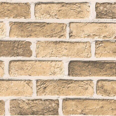 Wrapfolie/Plakfolie, plakplastic muur zandsteen mat 122cm, Doe-het-zelf en Verbouw, Zeil en Folie, Nieuw