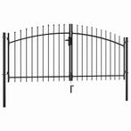 vidaXL Dubbele deur hekpoort Woerden met speerpunt, Tuin en Terras, Tuinpoorten, Verzenden, Nieuw