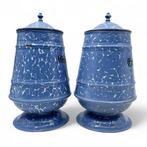 Specerijenbus (2) - Emaille, Staal - Emaille blikken set, Antiek en Kunst