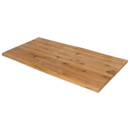 Tafelblad Massief Eiken 200 x 100 cm - Rustiek Eiken, Zakelijke goederen, Kantoor en Winkelinrichting | Kantoormeubilair en Inrichting