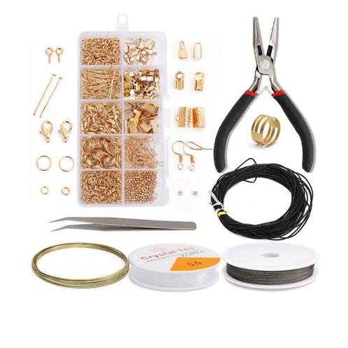 Sieraden Maken Starter Set - Goud - DIY Zelf Sieraden -, Hobby en Vrije tijd, Knutselen, Nieuw, Verzenden