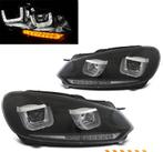 Koplampen VW Golf VI Tube Dynamic LED zwart, Ophalen of Verzenden, Nieuw