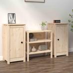 vidaXL Dressoirs 2 st 39x35x80 cm massief grenenhout, Huis en Inrichting, Kasten | Dressoirs, Minder dan 50 cm, Verzenden, Nieuw
