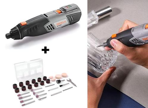 TACKLIFE Snoerloze Precisieboor - Rotary Multi Tool Set, Doe-het-zelf en Verbouw, Overige Doe-het-zelf en Verbouw, Nieuw, Verzenden