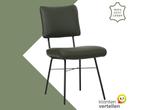 Leren eetkamerstoel Solid - Toledo Verde (donkergroen) -, Huis en Inrichting, Stoelen, Overige kleuren, Nieuw, Leer, Ophalen of Verzenden